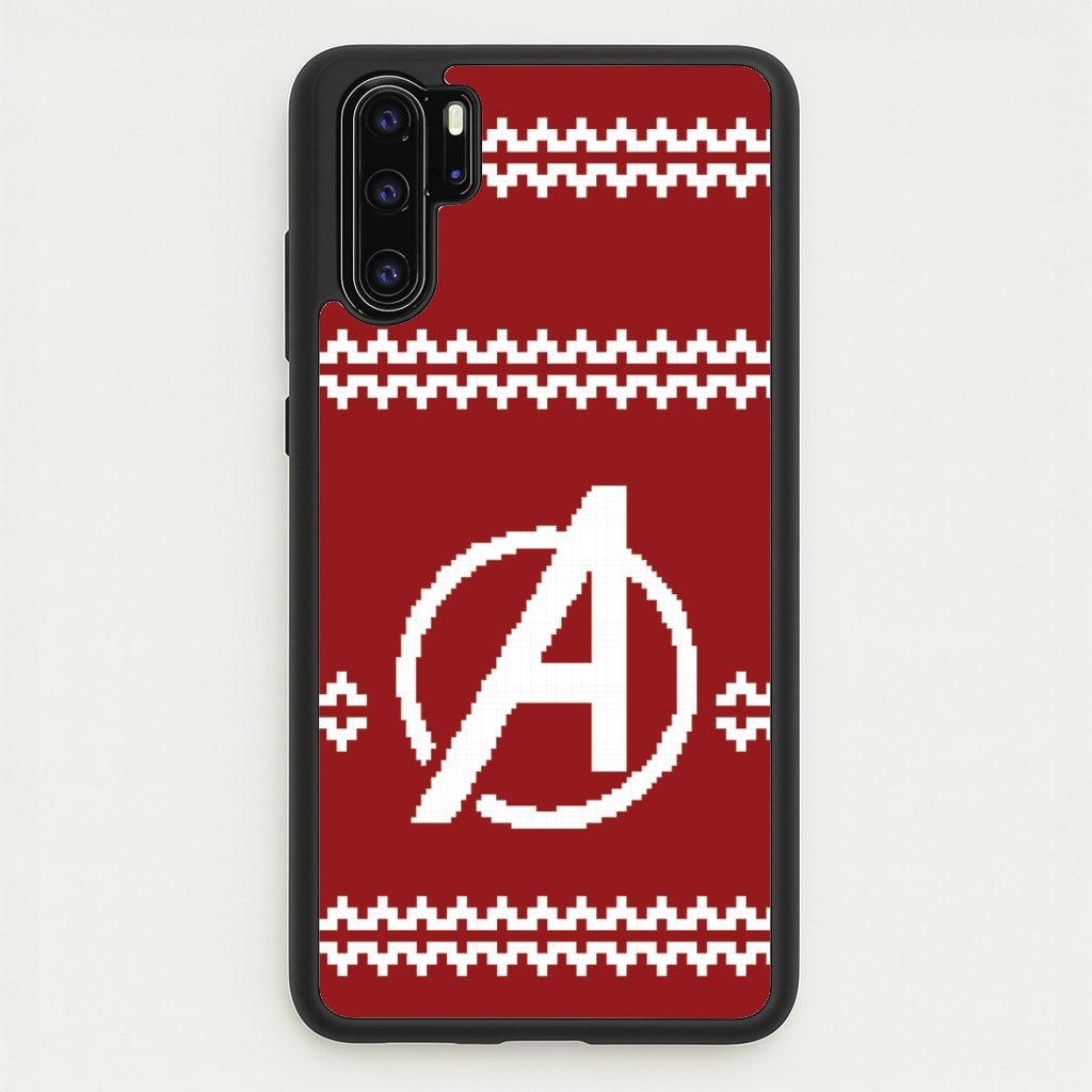 Superhero Team Red Christmas Jumper  Huawei P30 Pro Case