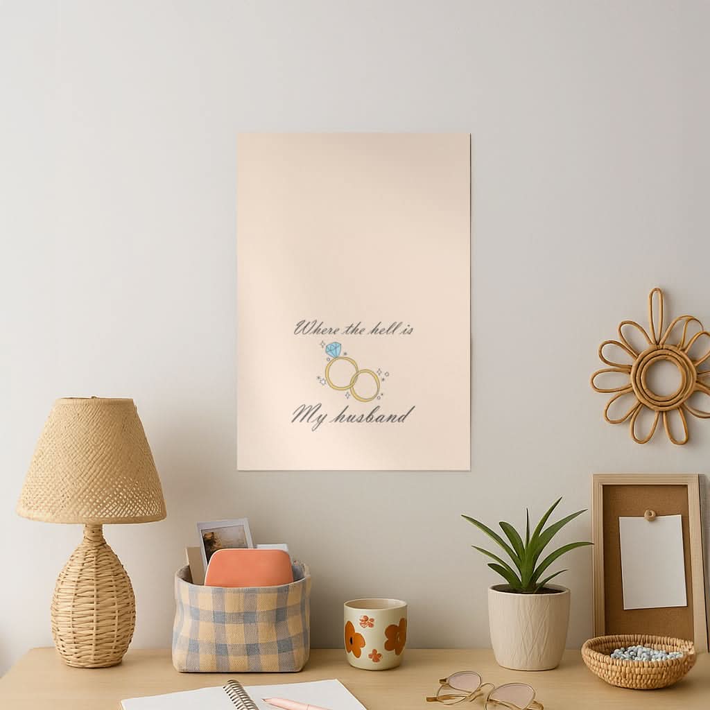 WTHIMH Cartoon Rings Art Print