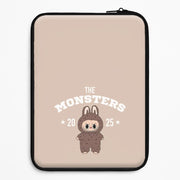 Cute Monster 2025 Biege Laptop Sleeve 1