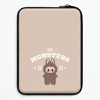 Cute Monster 2025 Biege Universal Laptop Sleeve