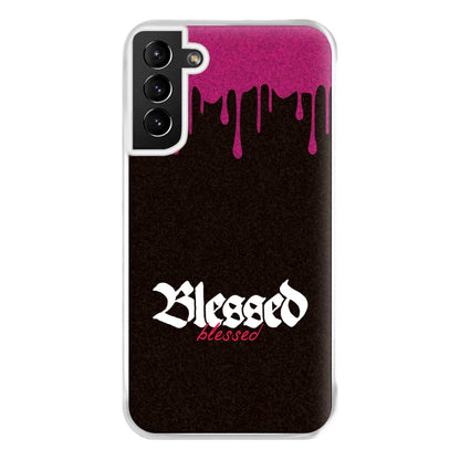 Glitter Blessed Galaxy S21 Plus Case