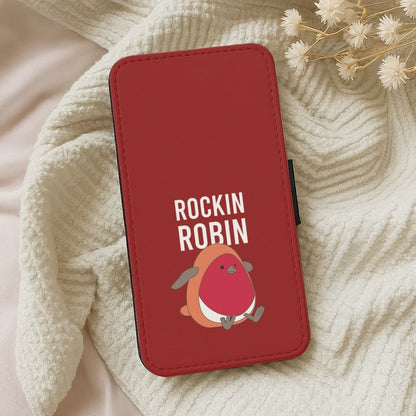 Rockin Robin Plush Leather Phone Case