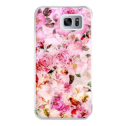 Pretty Pink Chic Floral Pattern Phone Case