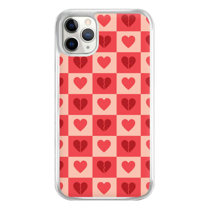 Valentine's Heart Pattern 2 Phone Case