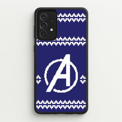 Superhero Team Blue Christmas Jumper  Galaxy A52 / A52s Case