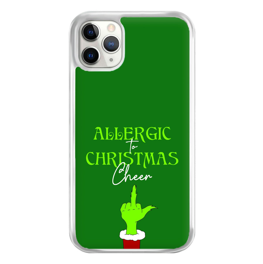 Allergic To Christmas Cheer Phone Case