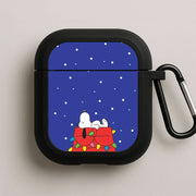 Cartoon Beagle Fairylights AirPods Case 1