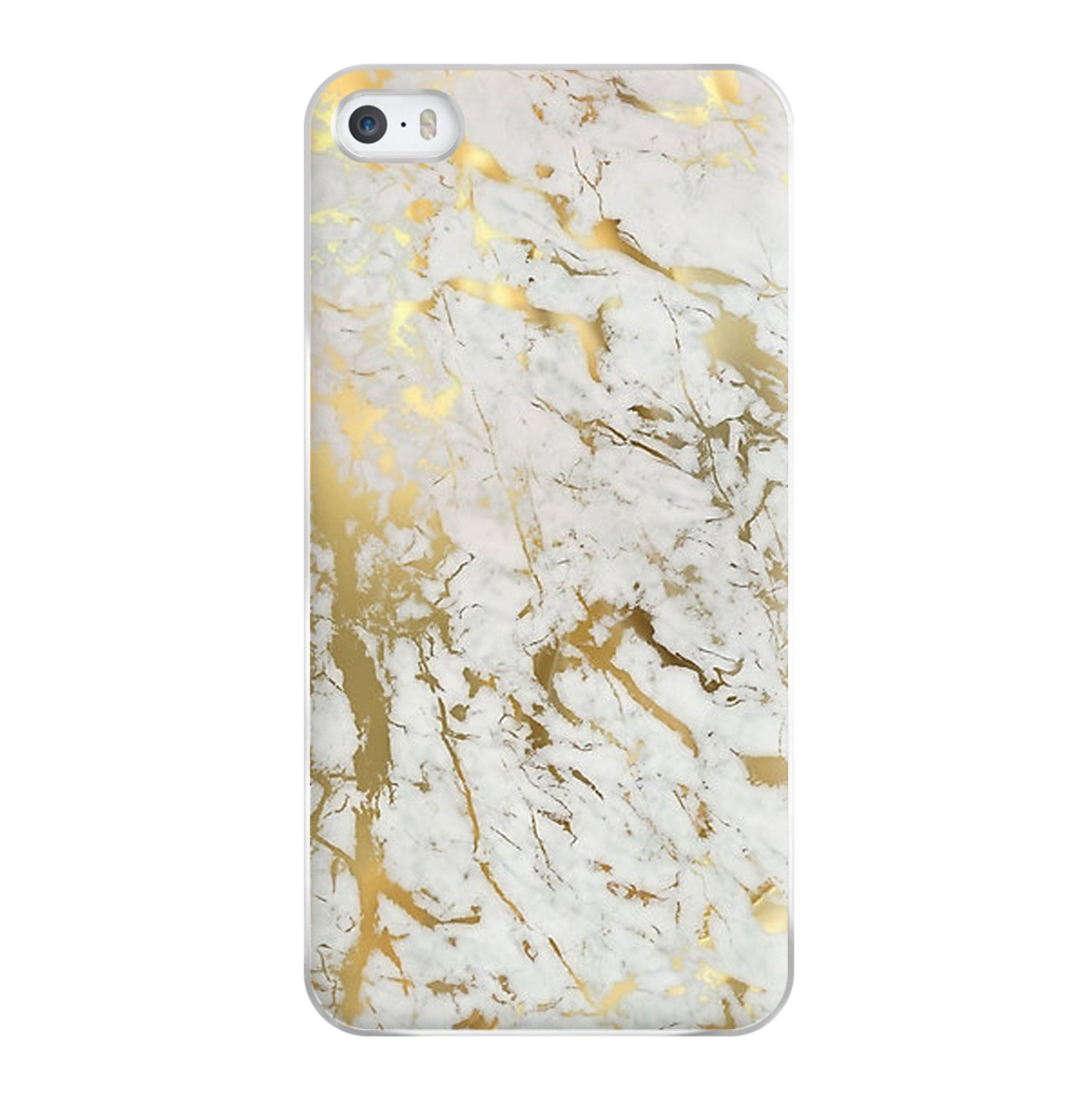 Gold Marble Splatter Phone Case