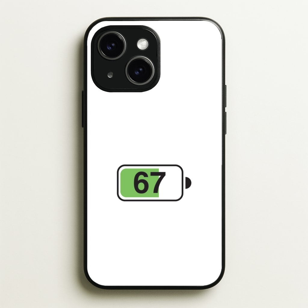 6 7 Battery iPhone 14 Plus Case