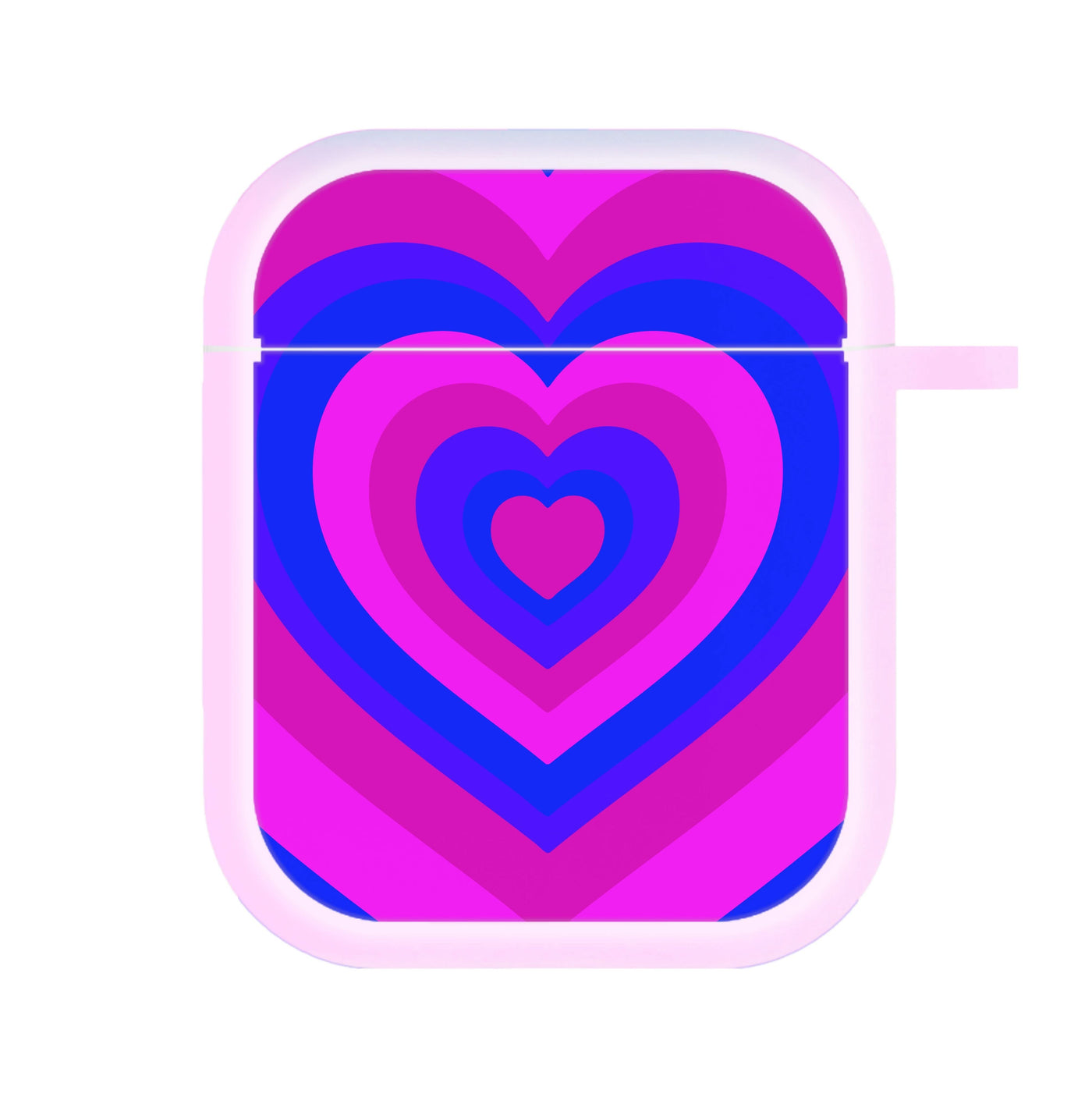 Bisexual Pride Heart AirPods Case