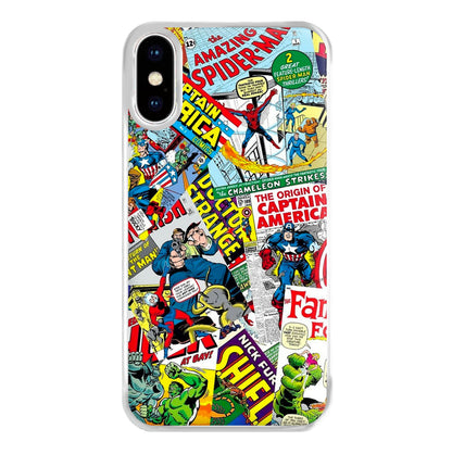 Superhero Comic Comics Pattern Phone Case