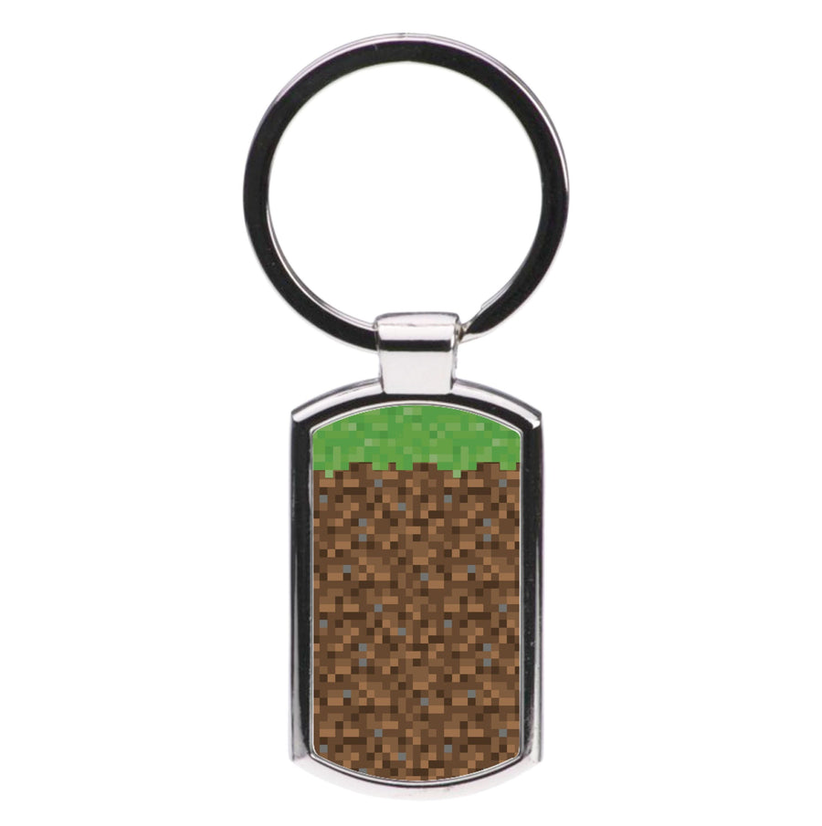 Dirt Block Luxury Keyring