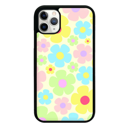 Rainbow Flowers Pattern Phone Case