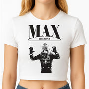 Max Blue And Red Crop top 2