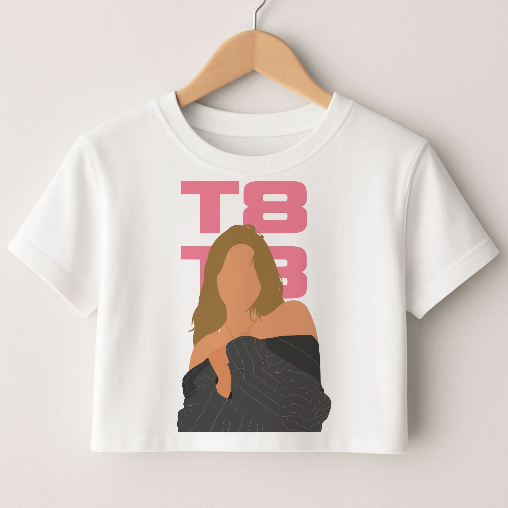 T8 Pink  Crop top