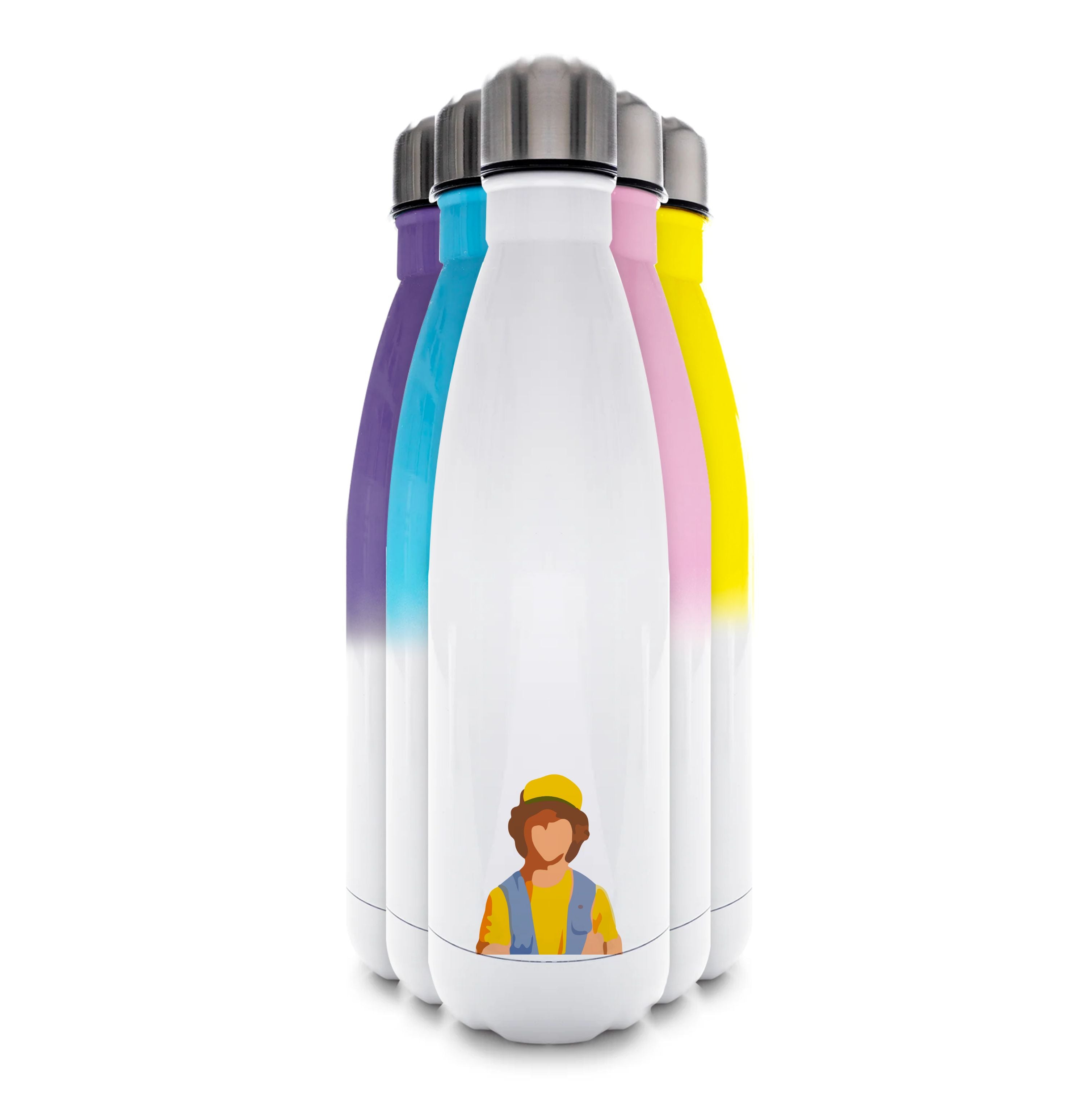 Faceless Dustin - Stranger Things Water Bottle