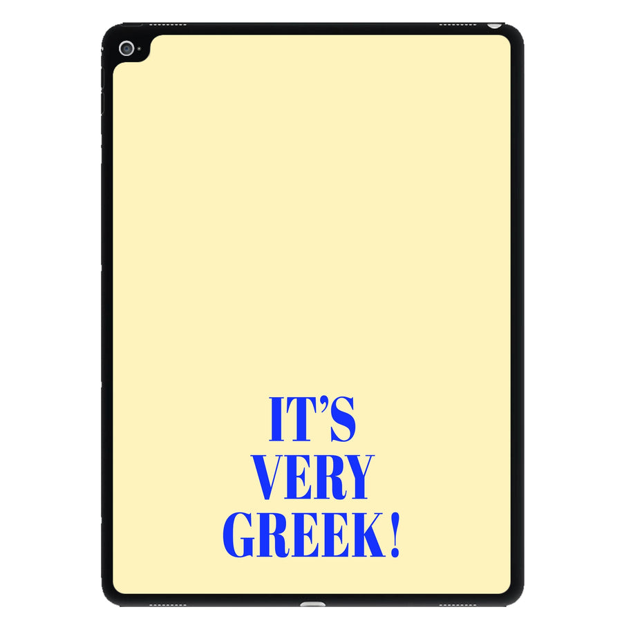 It's Very Greek! - Mamma Mia iPad Case