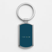 I Love You Dad Scribbles Luxury Keyring 1