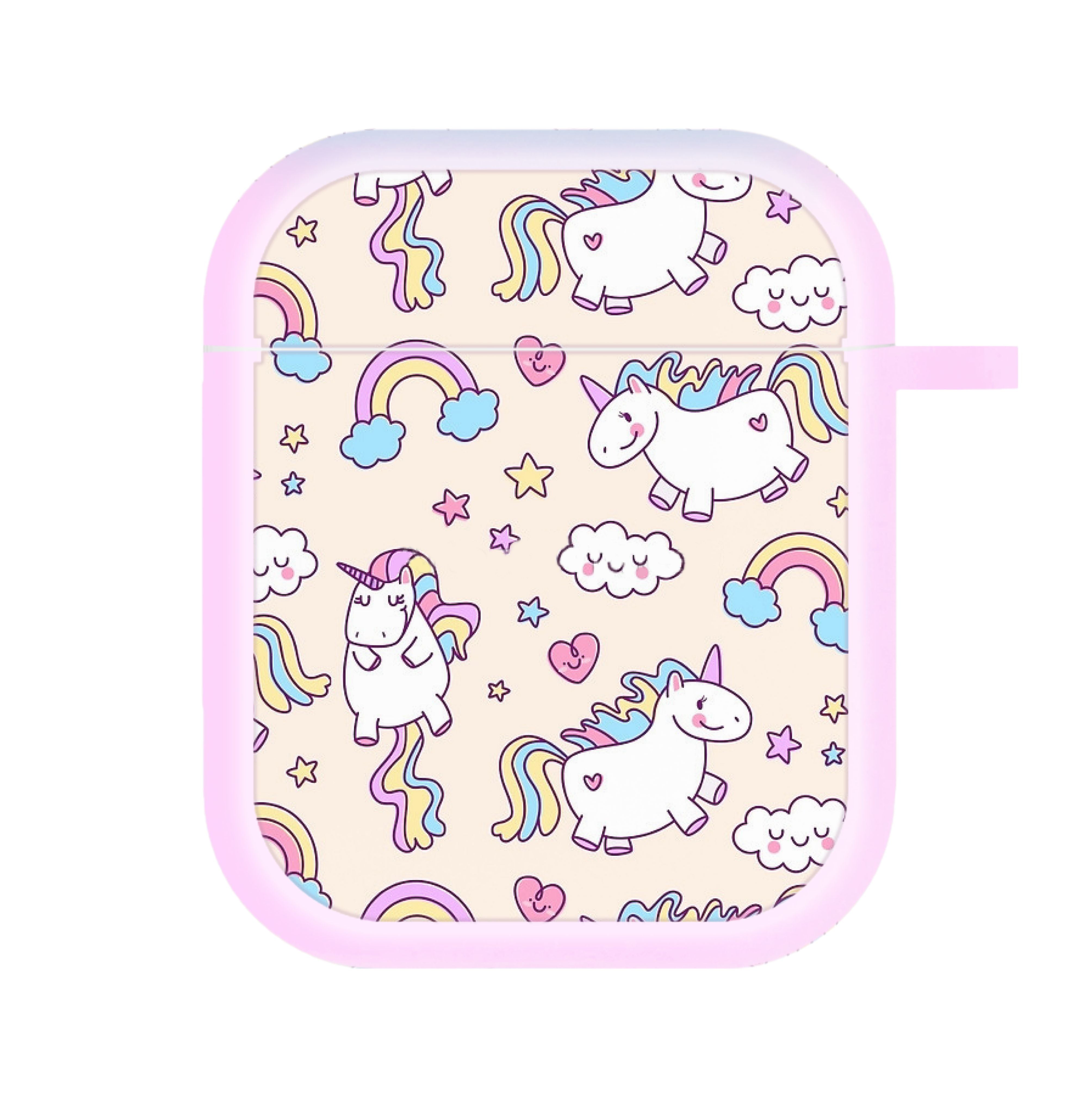 Cute Unicorn Pattern AirPods Case