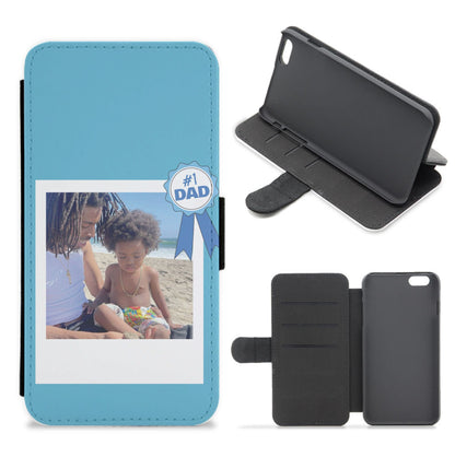 Number 1 Dad - Personalised Father's Day Flip / Wallet Phone Case