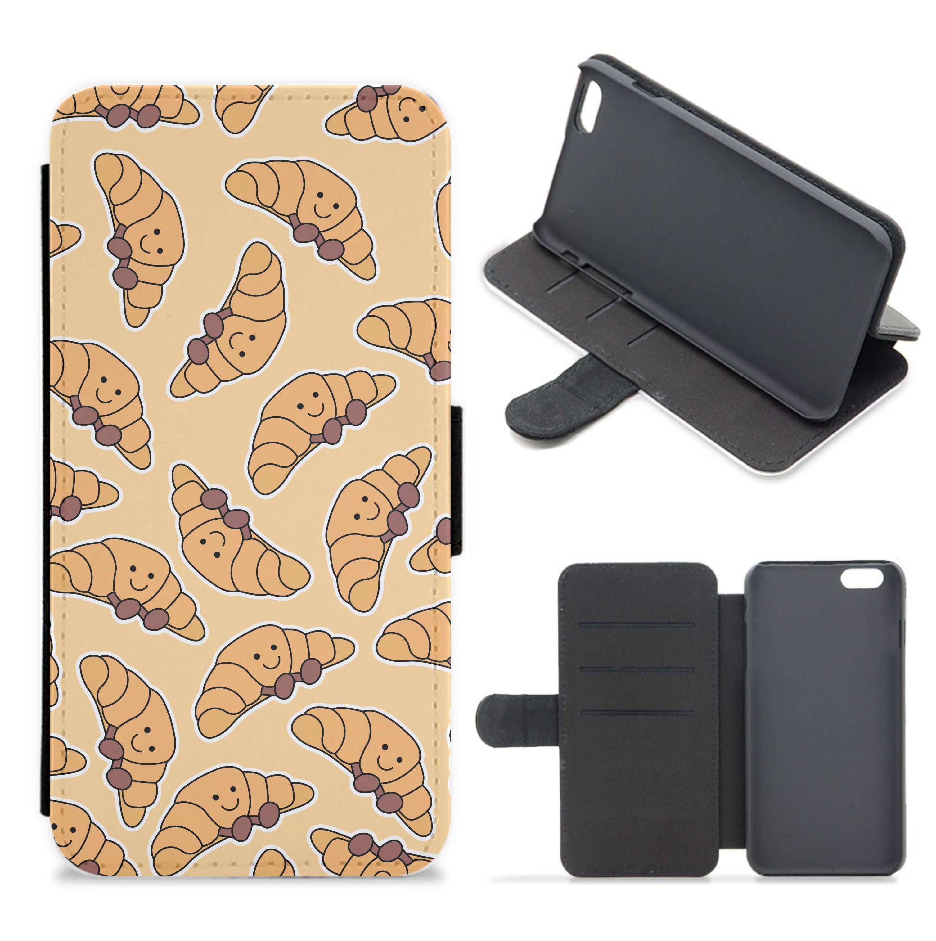 Croissant - Plushy Flip / Wallet Phone Case