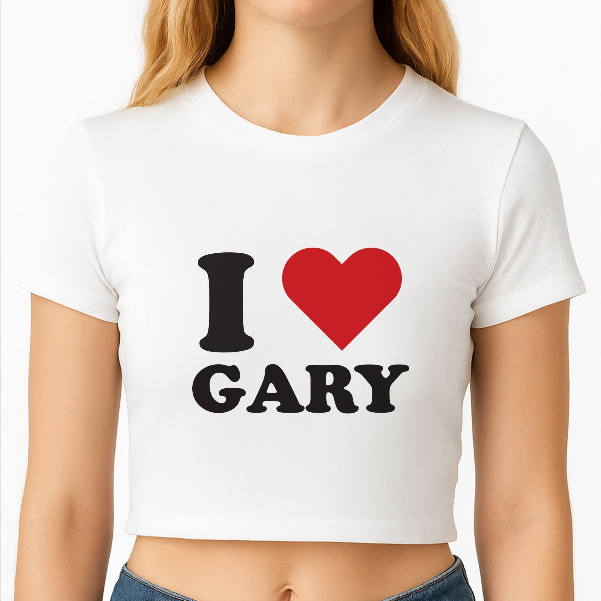 I Love Gary Crop Top