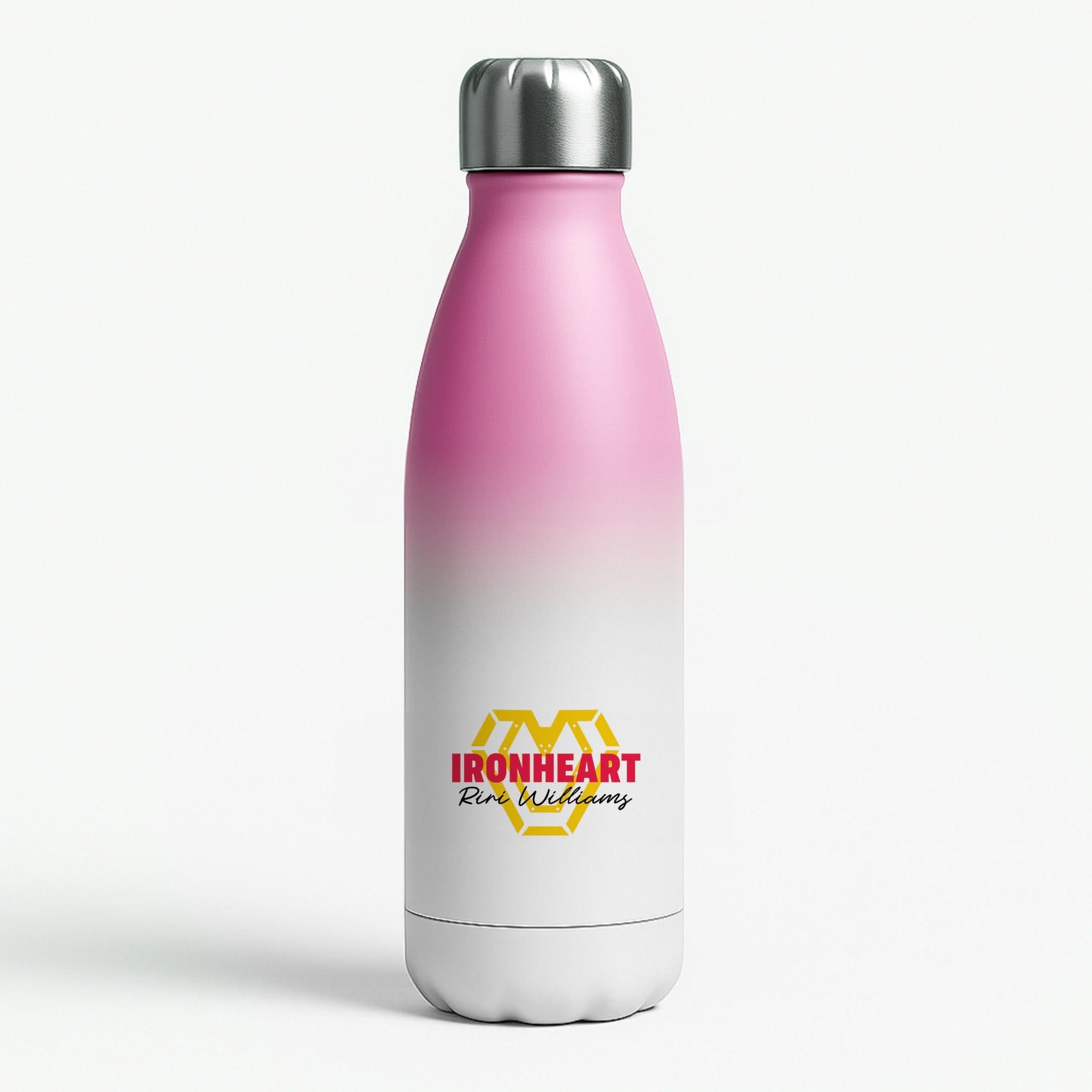 Riri Williams Pink Water Bottle