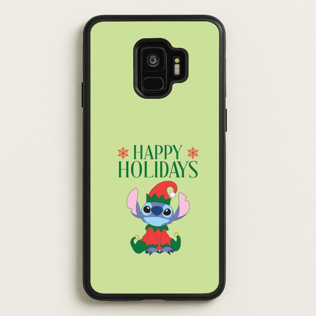 Cute Blue Alien Elf Galaxy S9 Case
