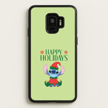 Cute Blue Alien Elf Galaxy S9 Case