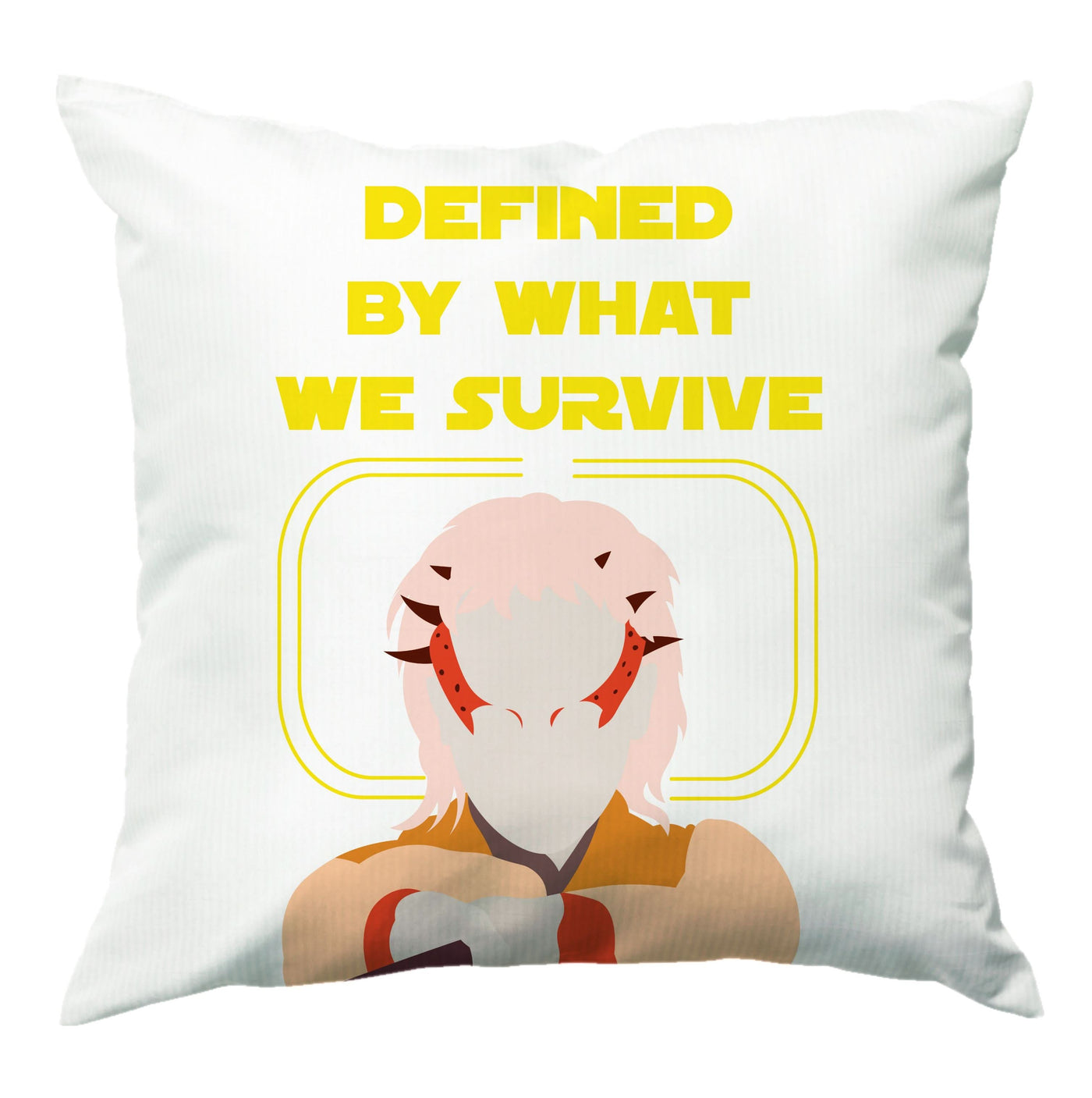 Defined By What We Survive Cushion