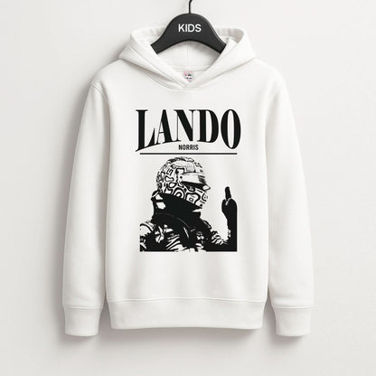 Lando Black And Green  Kids Hoodie