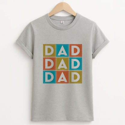 Dad Cubes Unisex Grey T-Shirt
