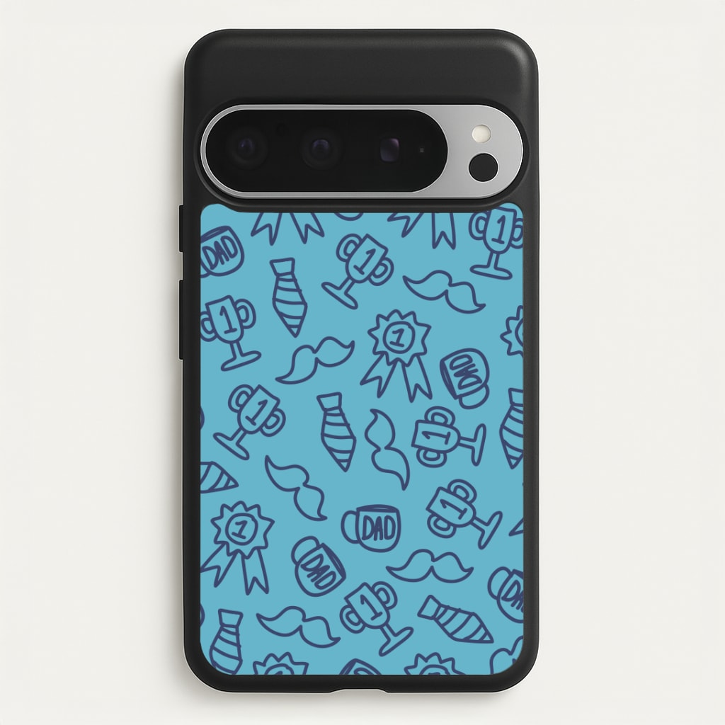 Dad Doodles Pattern Google Pixel 9 Pro XL Case