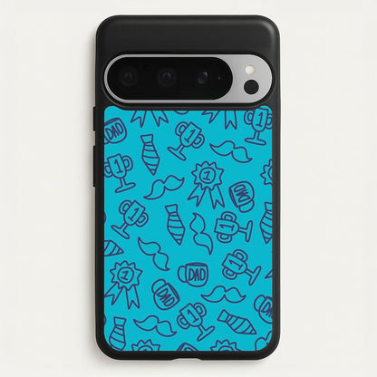 Dad Doodles Pattern Google Pixel 9 Pro XL Case