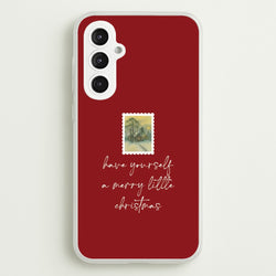 A Merry Little Christmas Stamp Galaxy S23FE Case