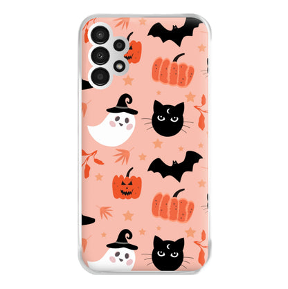 Pretty Pink Halloween Pattern Phone Case