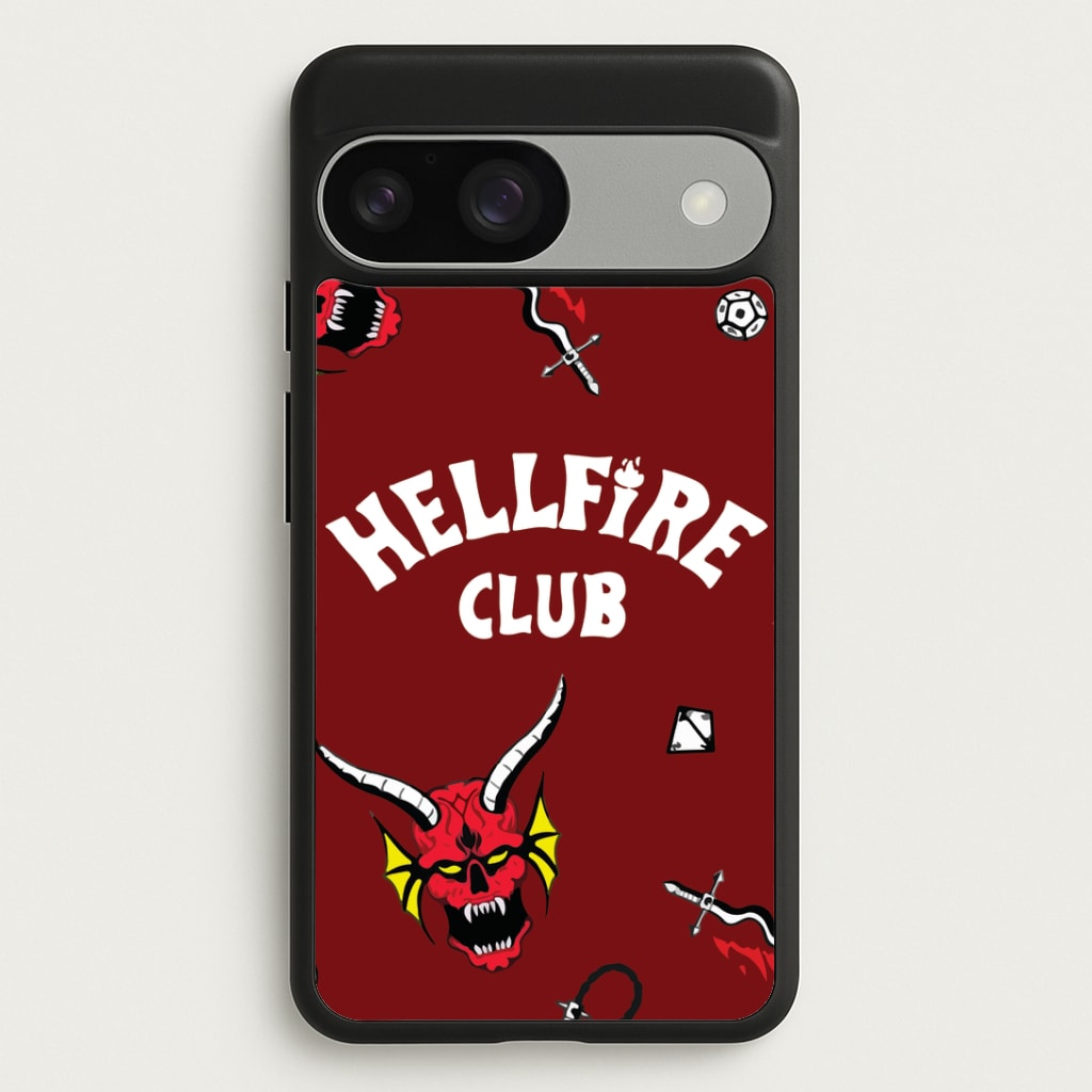 Hellfire Club Icons Collage Red Google Pixel 9 / 9 Pro Case