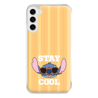 Stay Cool Blue Alien Galaxy S23FE Case