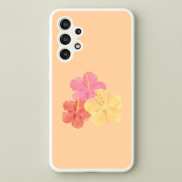 Hibiscus Sunset Galaxy A13 Case