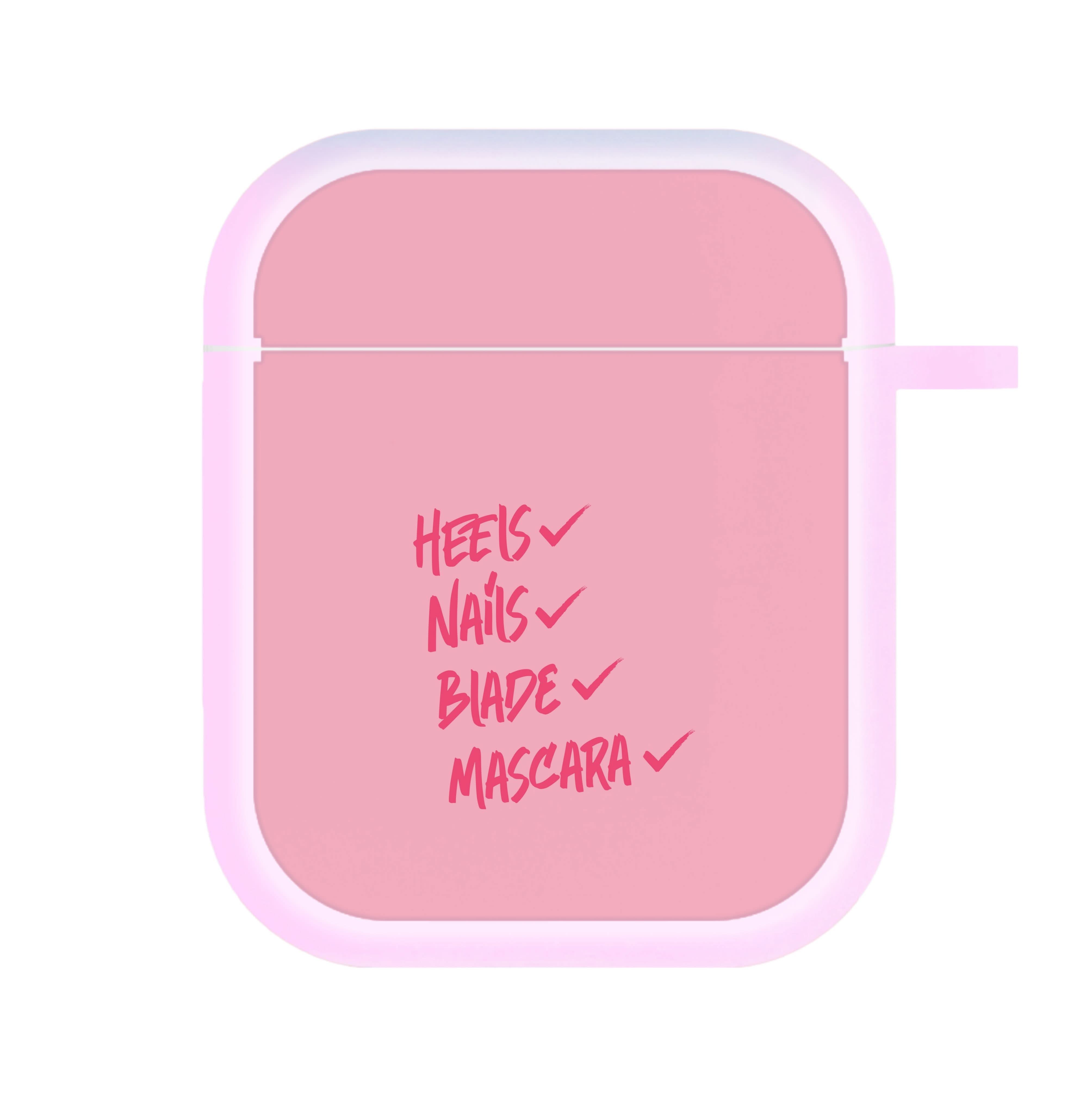 Heels, Nails, Blade, Mascara AirPods Case
