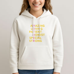 Mother Anagram Womans Hooded Sweatshirt