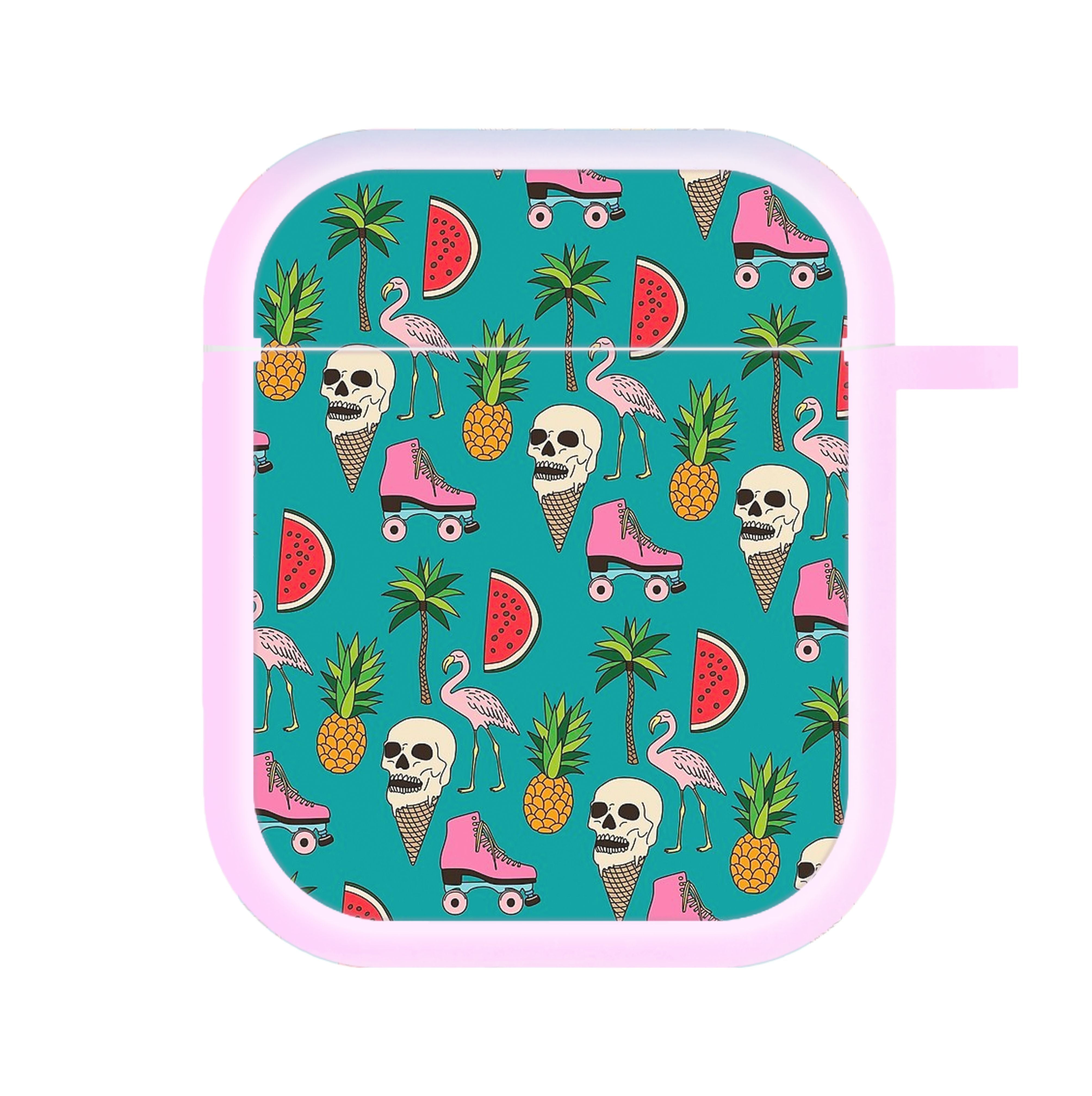 Skull Creams - Summer Pattern AirPods Case