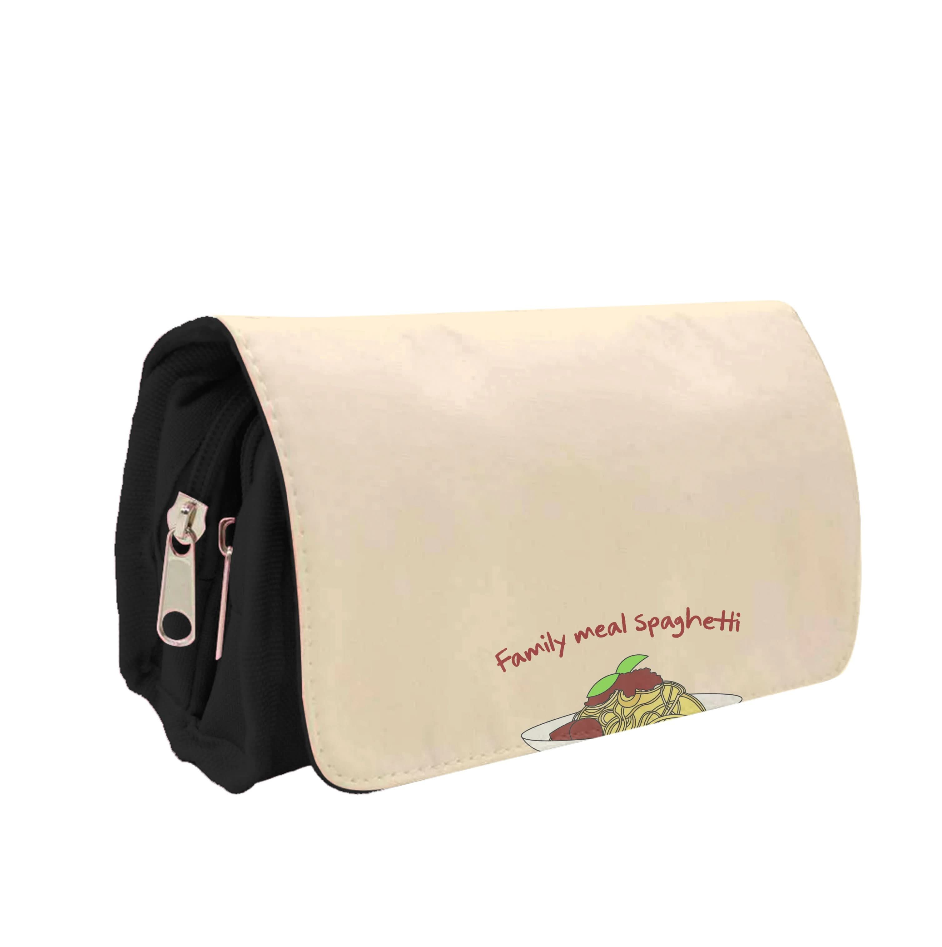 Family Meal Spaghetti Pencil Case