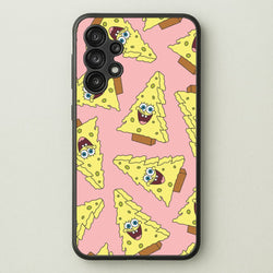 Christmas Tree Cartoon Sponge Pattern Galaxy A13 Case