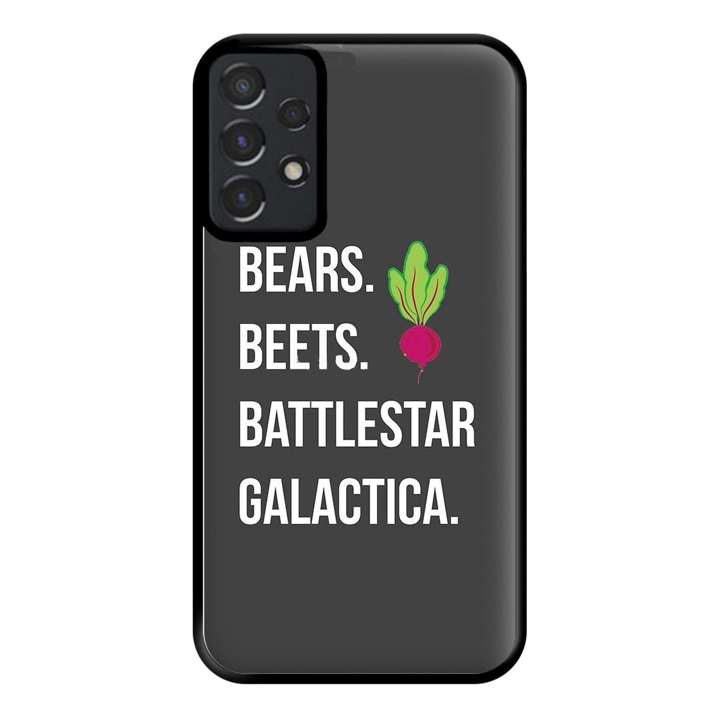 Bears. Beets. Battlestar Galactica Illustration - The Office Phone Case