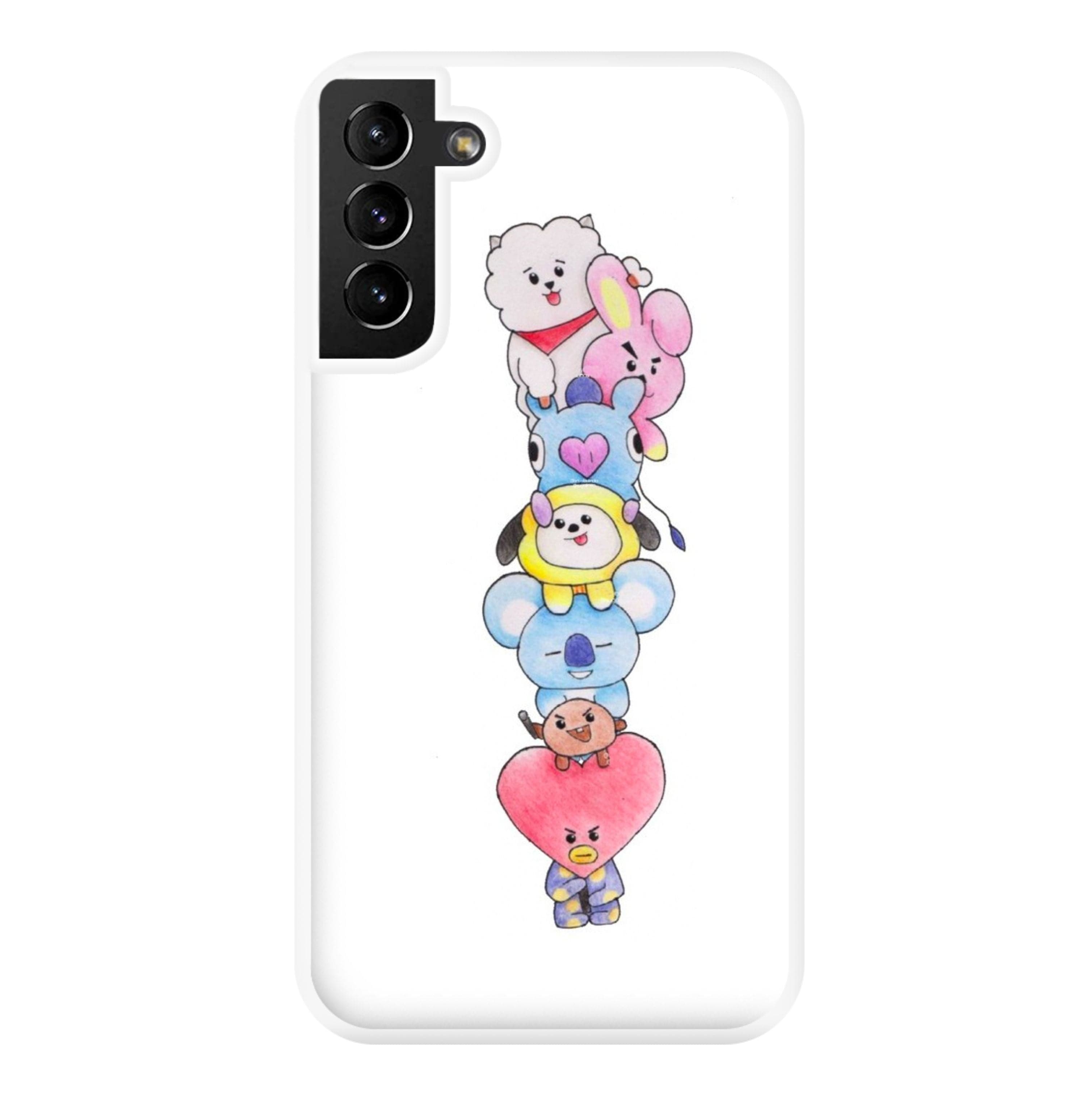 K-Pop Band BT21 Drawing Phone Case