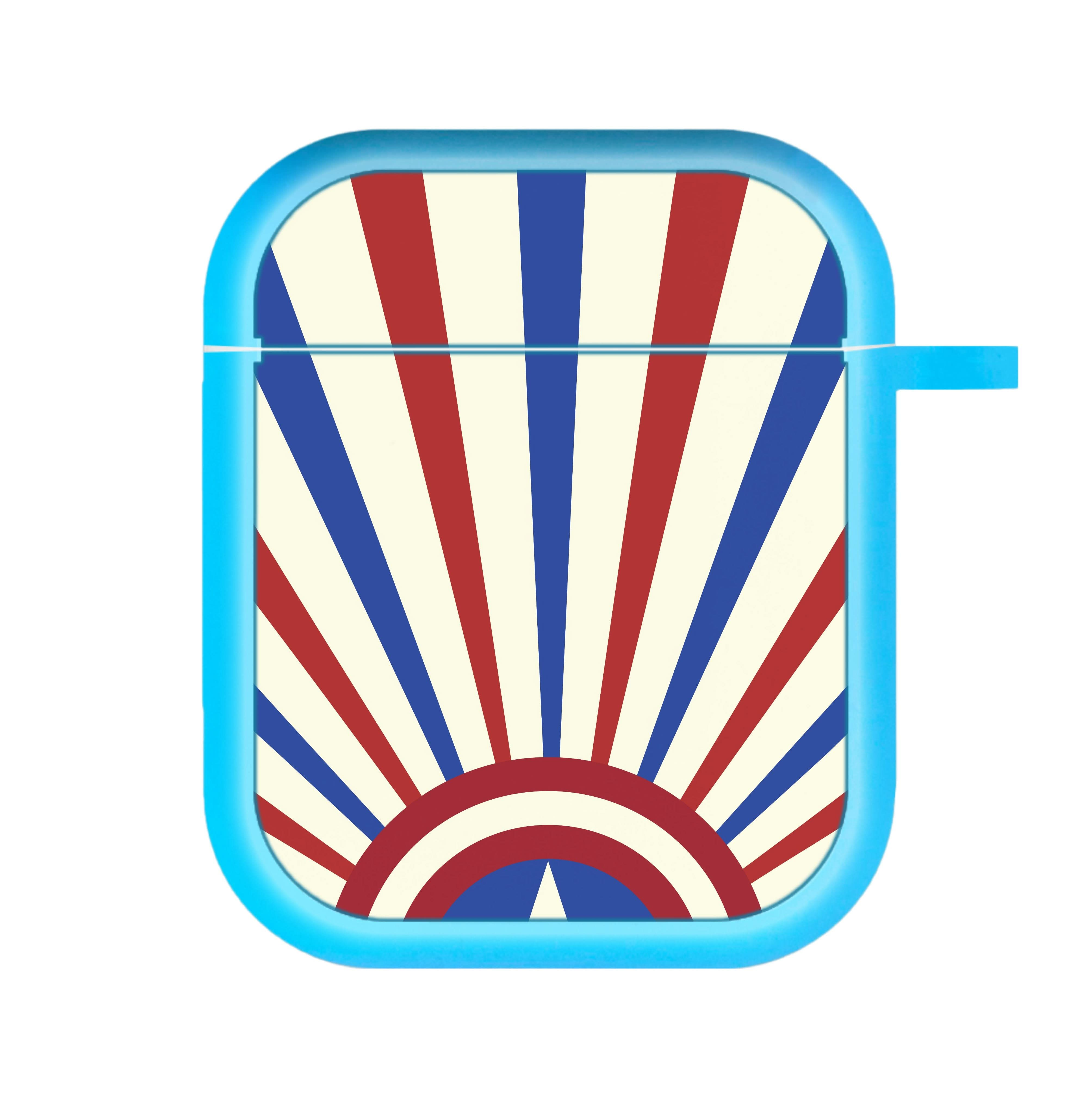 Shield And Stripes AirPods Case