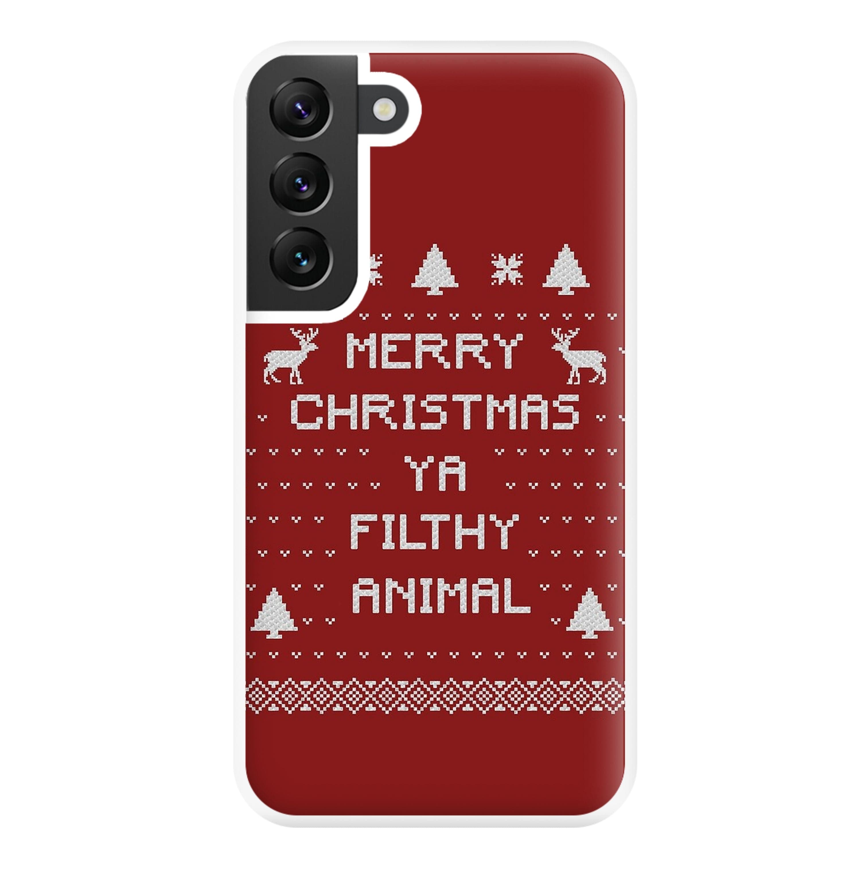 Merry Christmas Ya Filthy Animal Phone Case