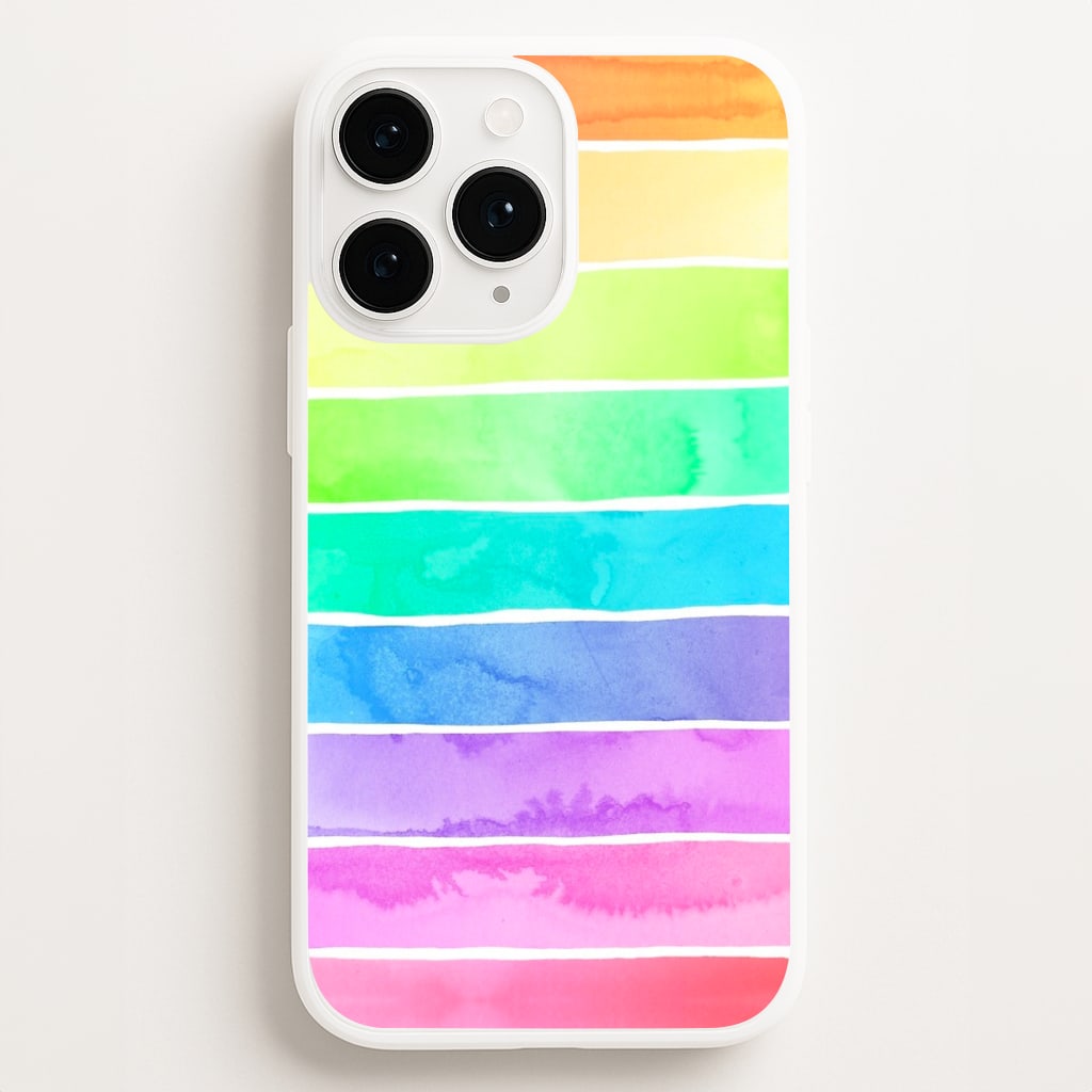 Summer Sorbet Stripes Phone Case for iPhone, Samsung Galaxy and Google Pixel