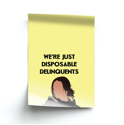 Disposable Delinquents Poster